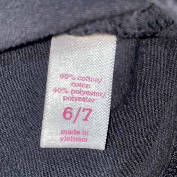 🦅 Philadelphia Eagles Girls Long Sleeve Tee | Size 6/7 | NFL Team Apparel 🖤💚🤍 - Picture 5 of 6